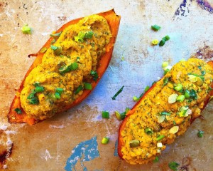 Baked Squash and Yams (Vegan)