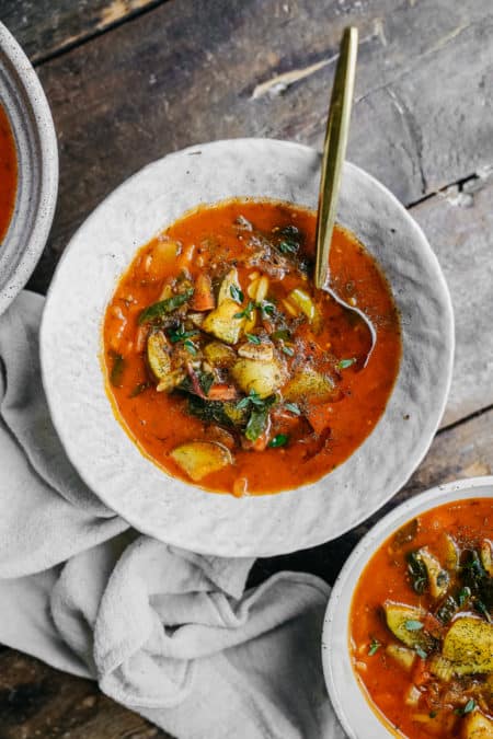 Vegetable Orzo Soup