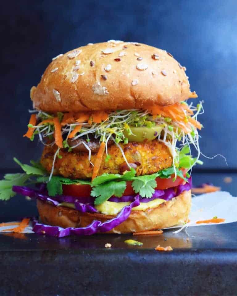 Vegan Quinoa & Sweet Potato Burger Patty - FoodByMaria