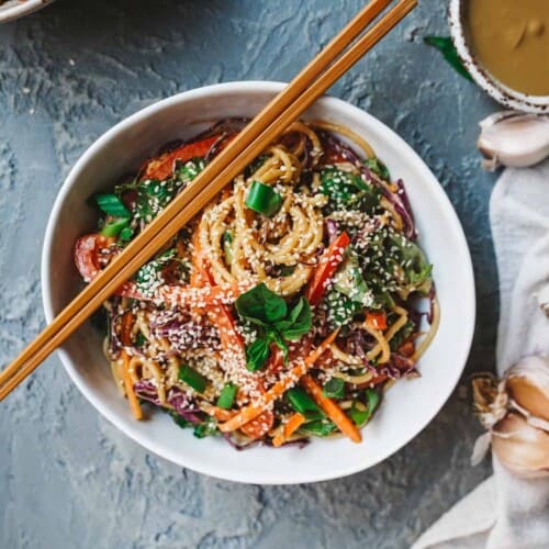 Spicy Sunflower Noodle Salad - Allergen Free! - FoodByMaria Recipes