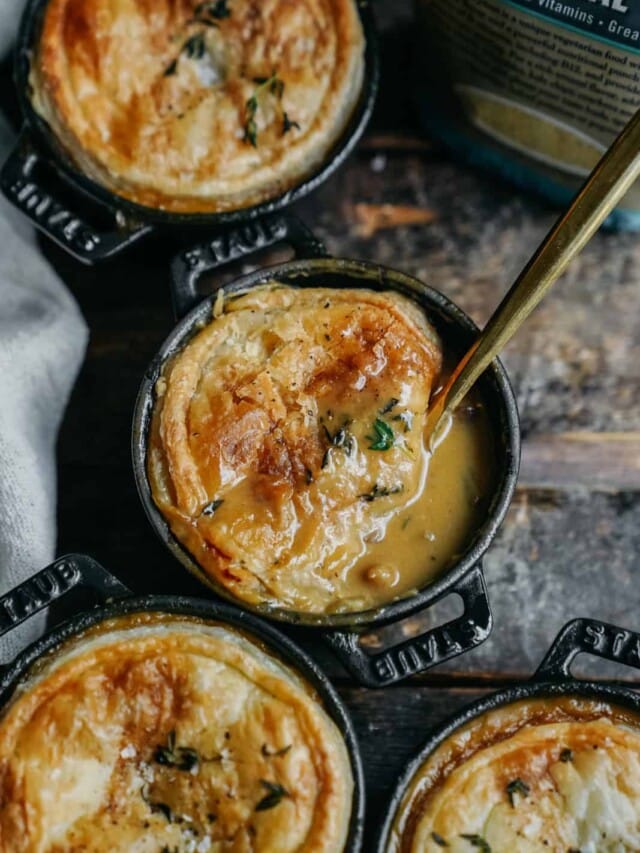 Vegan Cream of Mushroom Pot Pie