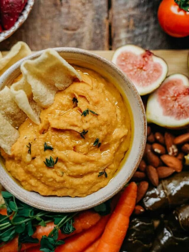 Easy pumpkin hummus