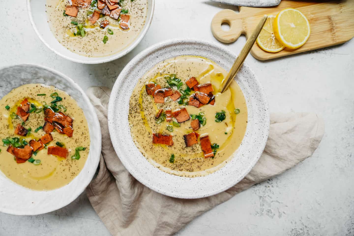 Vegan Potato Soup | FoodByMaria