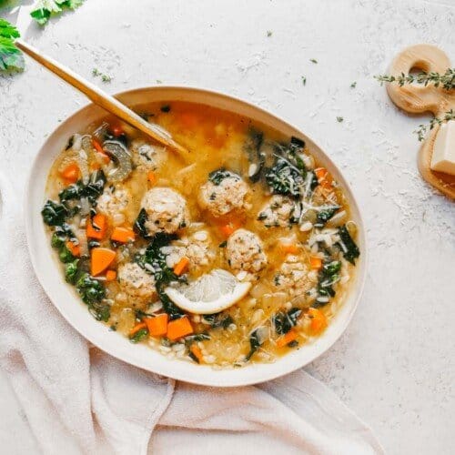 Vegetarian Italian Wedding Soup