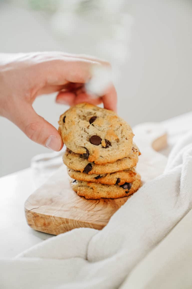 Banana Chocolate Chip Cookies