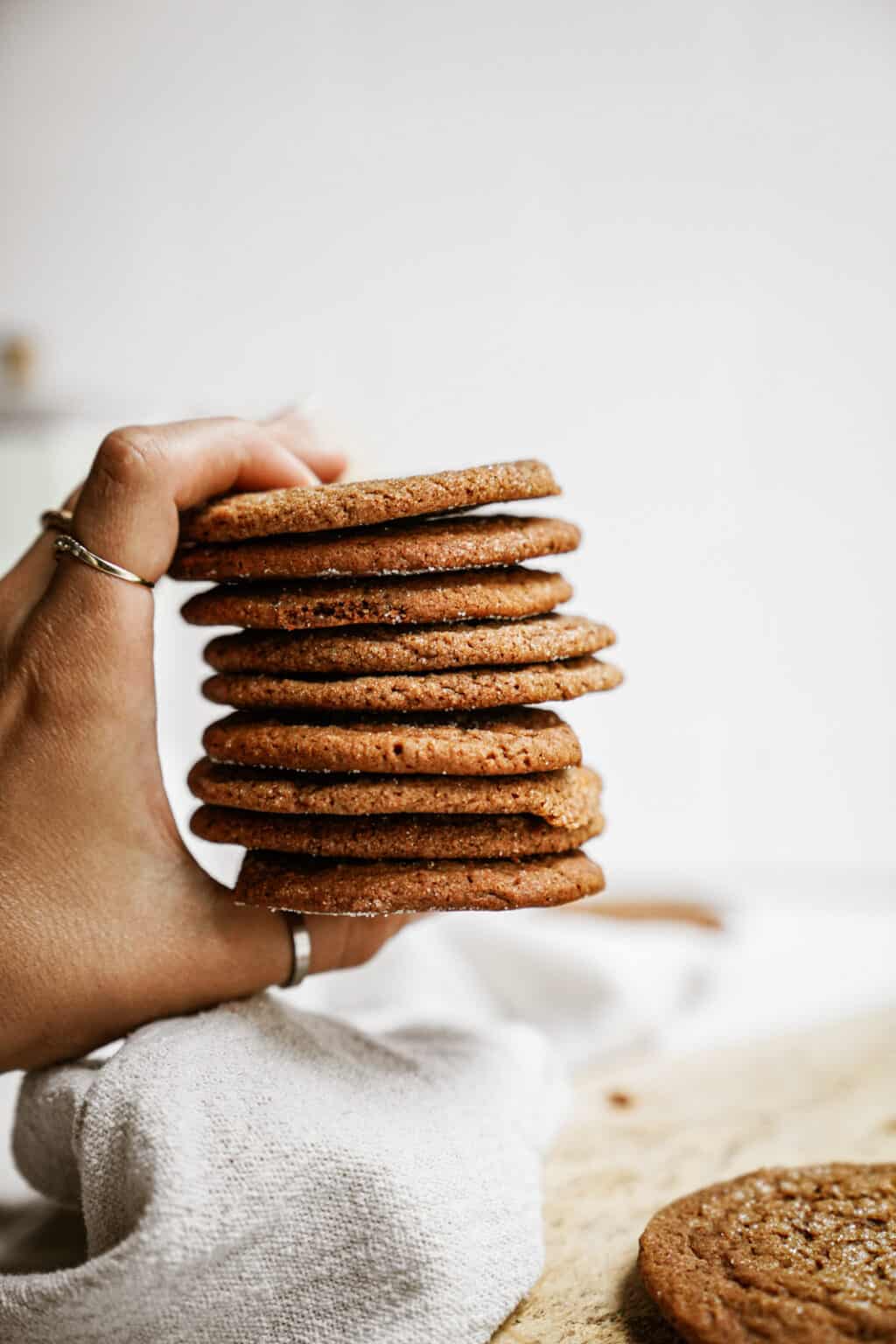 Vegan Ginger Snap Cookies FoodByMaria Recipes