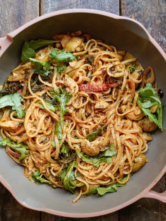 one-pot vegetarian pasta