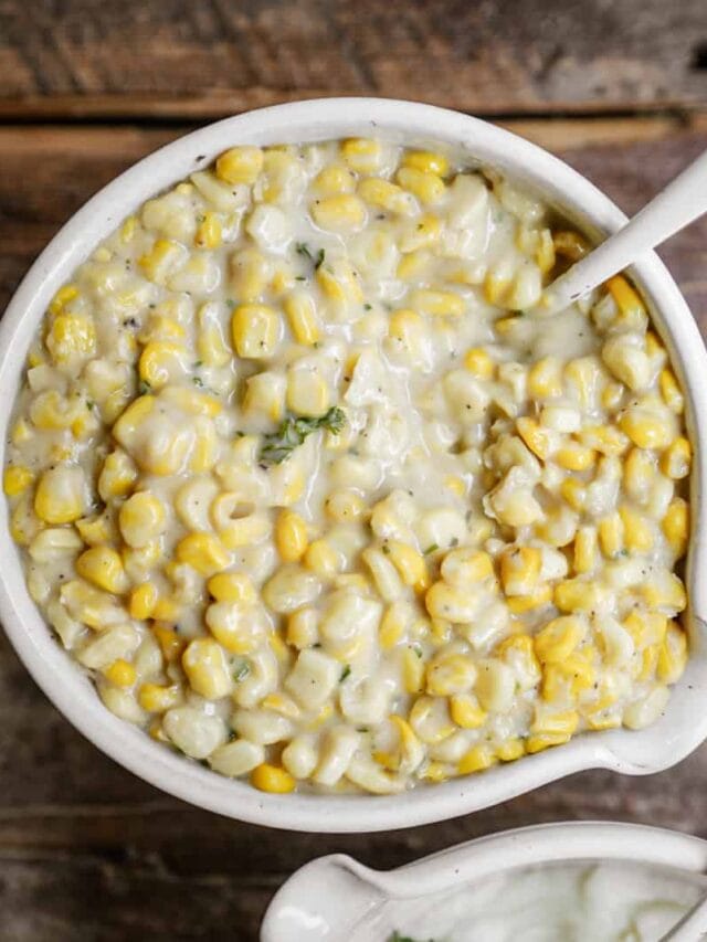 Vegetarian Creamed Corn