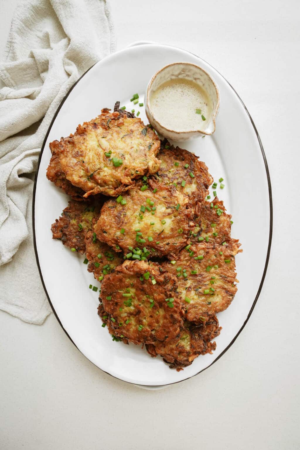 Zucchini Potato Pancakes | FoodByMaria Recipes