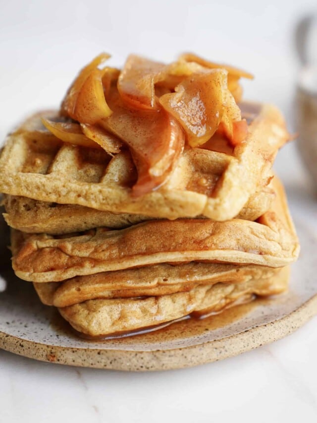 Apple Cinnamon Waffles