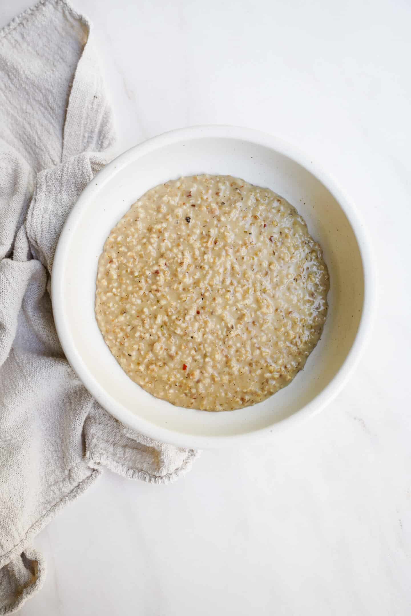 Savory Steel Cut Oats | FoodByMaria Recipes