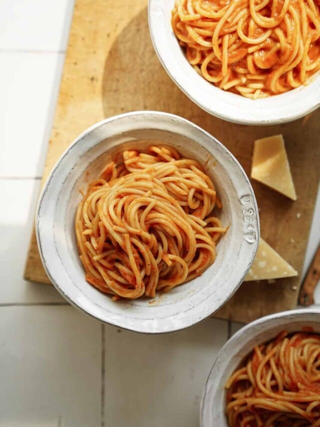 Greek Tomato Sauce with pasta