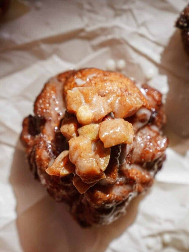 Warm Apple Fritter