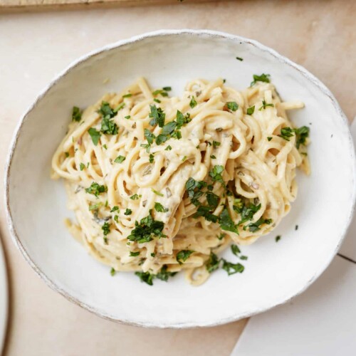 Creamy One-Pot Lemon Zucchini Linguine - FoodByMaria