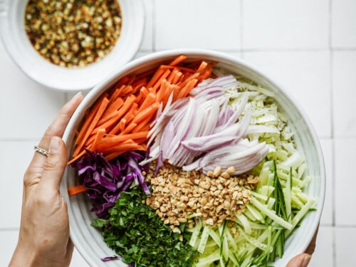 Greek Cabbage Salad  FoodByMaria Recipes