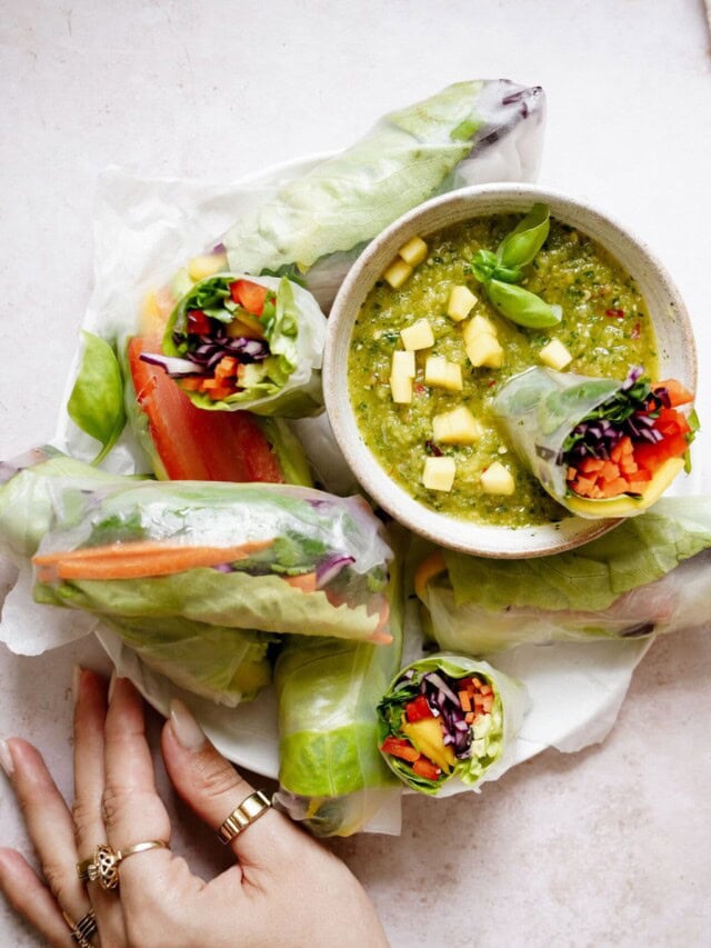 Veggie spring rolls