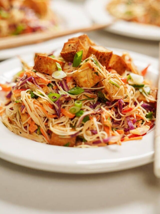 Tofu Spring Roll Salad