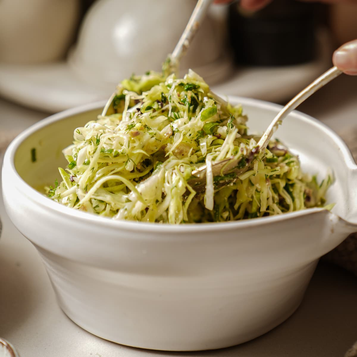 Greek Cabbage Salad  FoodByMaria Recipes