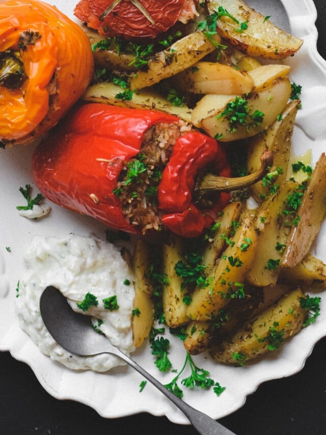 Greek Stuffed Vegetables