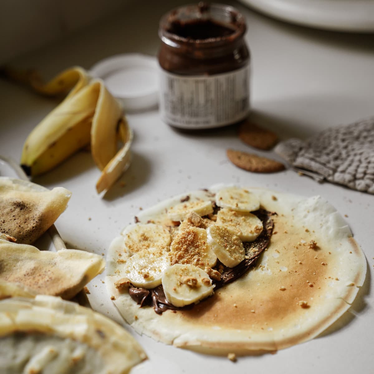 Easiest Homemade Banana-Nutella Crepe Recipe — Eat This Not That