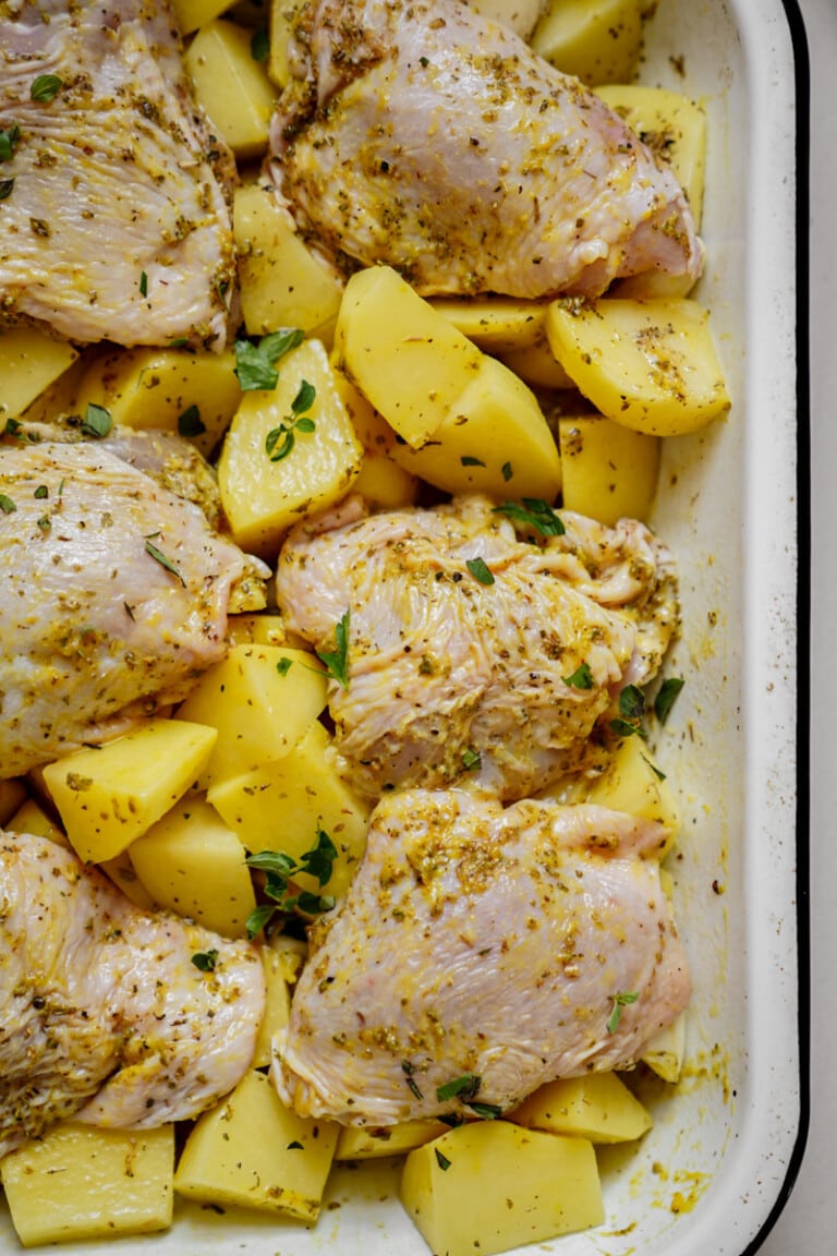 Greek Chicken and Lemon Potatoes