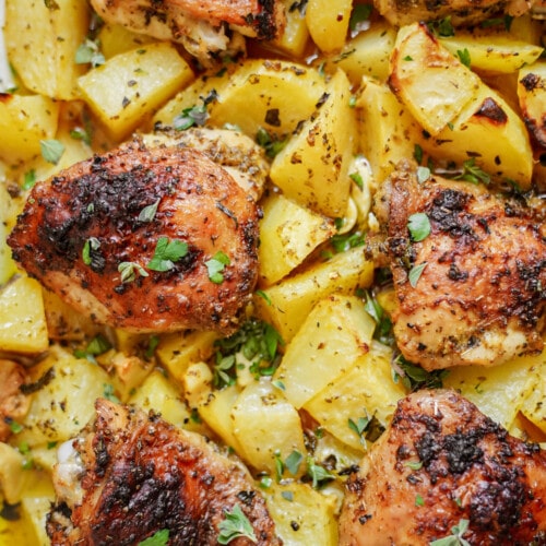 Greek Chicken and Lemon Potatoes