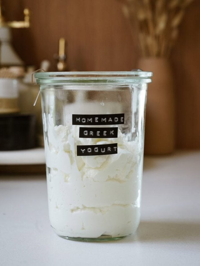 homemade greek yogurt