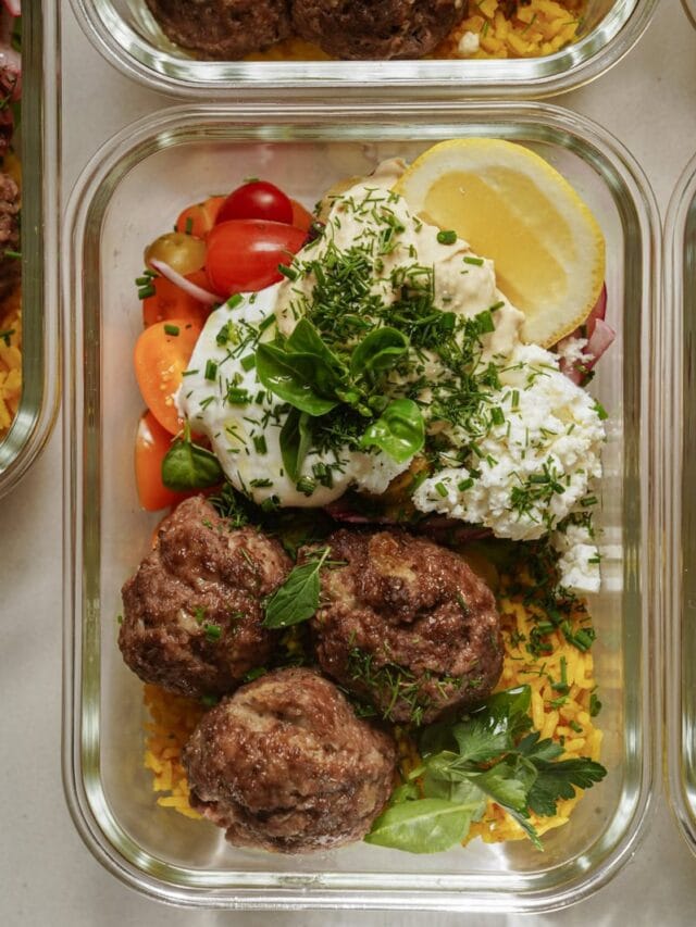 Greek Bowls in a container