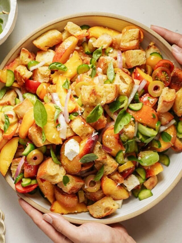 Fresh Peach Salad